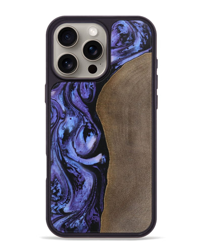 iPhone 16 Pro Max Wood Phone Case - Kassie (Purple, 748331)