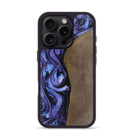 iPhone 16 Pro Wood Phone Case - Kassie (Purple, 748331)