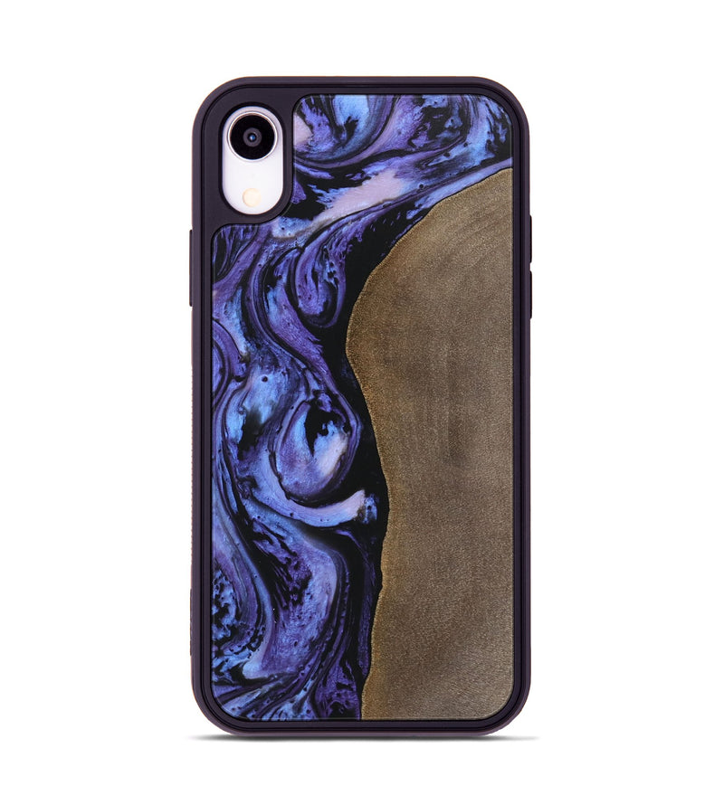 iPhone Xr Wood Phone Case - Kassie (Purple, 748331)