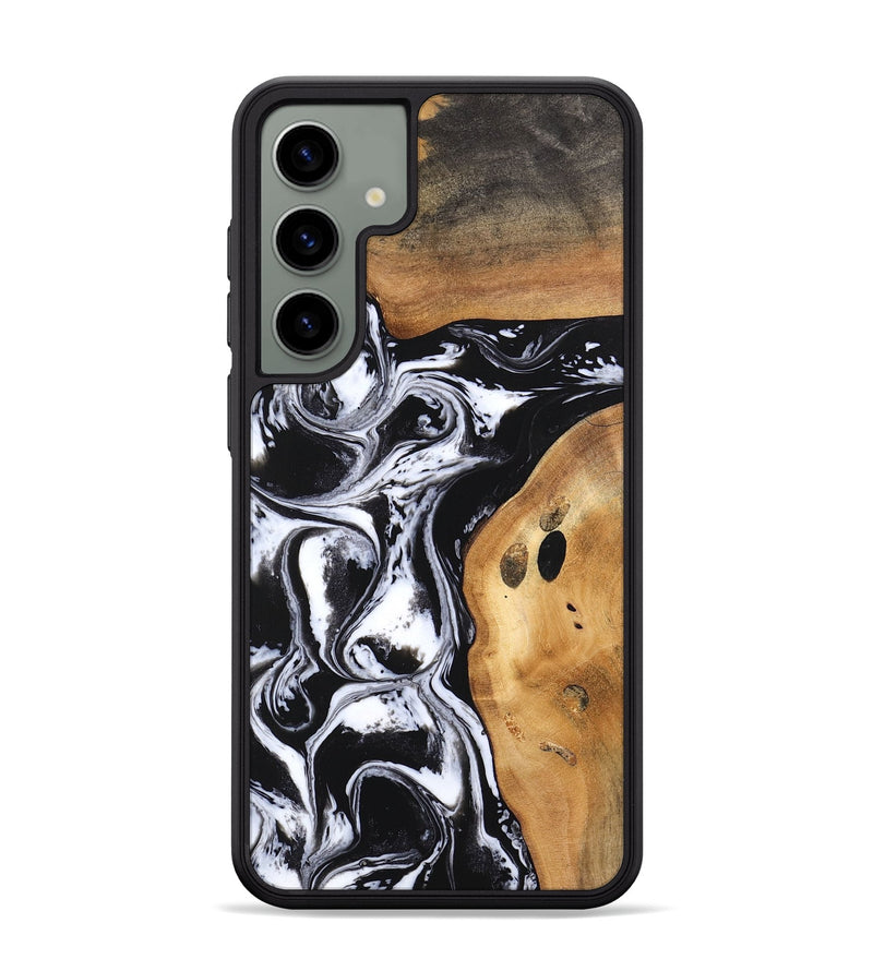 Galaxy S24 Plus Wood Phone Case - Colin (Black & White, 748344)