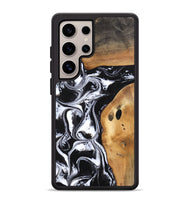 Galaxy S25 Ultra Wood Phone Case - Colin (Black & White, 748344)