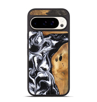 Pixel 9 Wood Phone Case - Colin (Black & White, 748344)