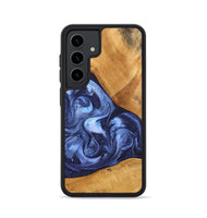 Galaxy S24 Wood Phone Case - Alexa (Blue, 748484)