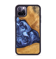 iPhone 11 Pro Max Wood Phone Case - Alexa (Blue, 748484)