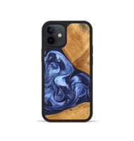 iPhone 12 mini Wood Phone Case - Alexa (Blue, 748484)