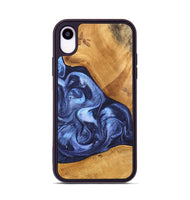 iPhone Xr Wood Phone Case - Alexa (Blue, 748484)