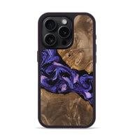 iPhone 15 Pro Wood Phone Case - Raul (Purple, 748522)