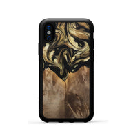 iPhone Xs Wood Phone Case - Roma (Black & White, 748552)