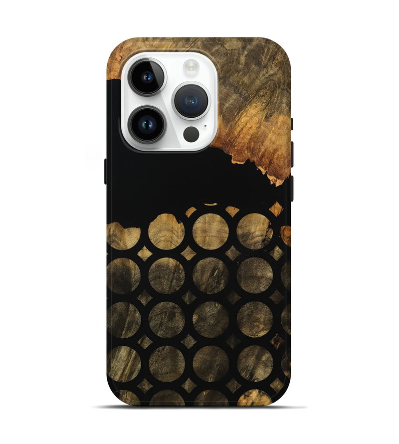 iPhone 15 Pro Wood Live Edge Phone Case - Vienna (Pattern, 749935)