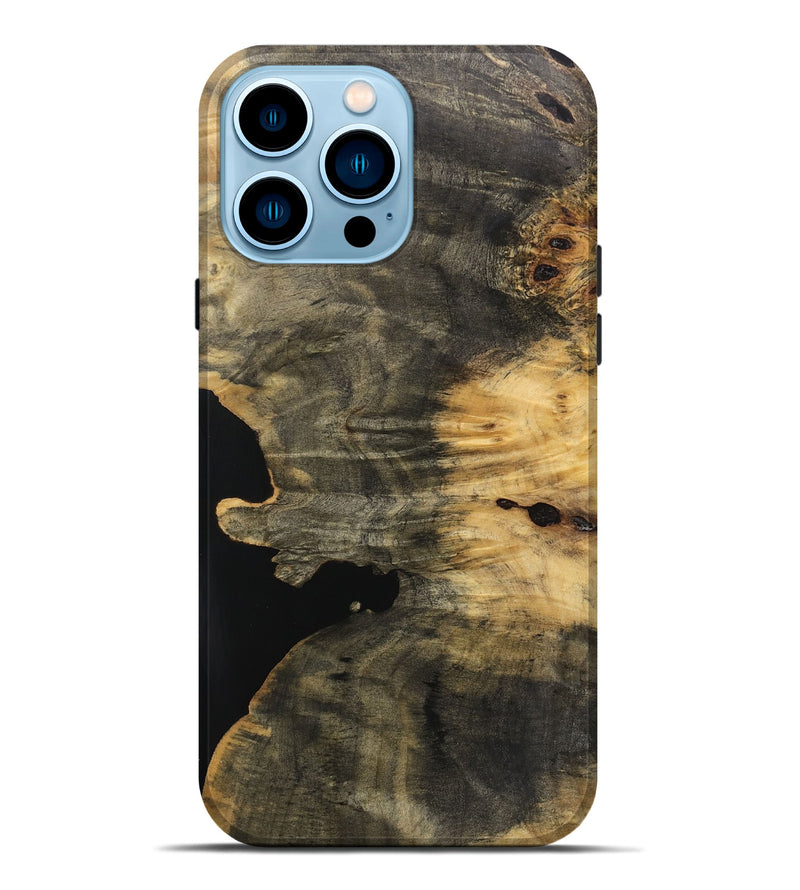 iPhone 14 Pro Max Wood Live Edge Phone Case - Abram (Wood Burl, 750316)