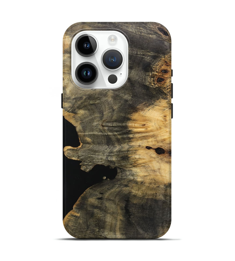 iPhone 15 Pro Wood Live Edge Phone Case - Abram (Wood Burl, 750316)