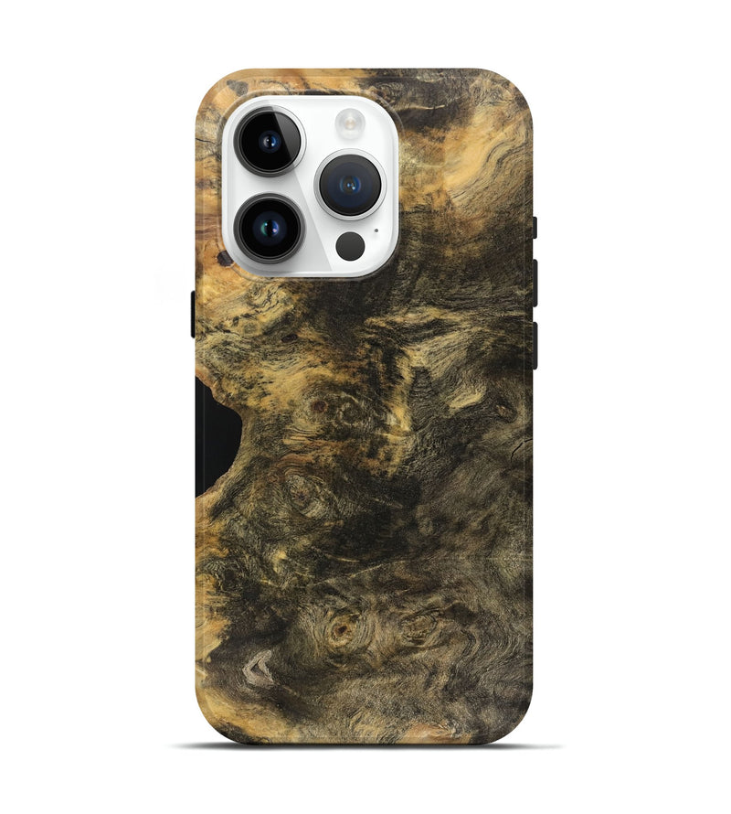 iPhone 15 Pro Wood Live Edge Phone Case - Iliana (Wood Burl, 750317)