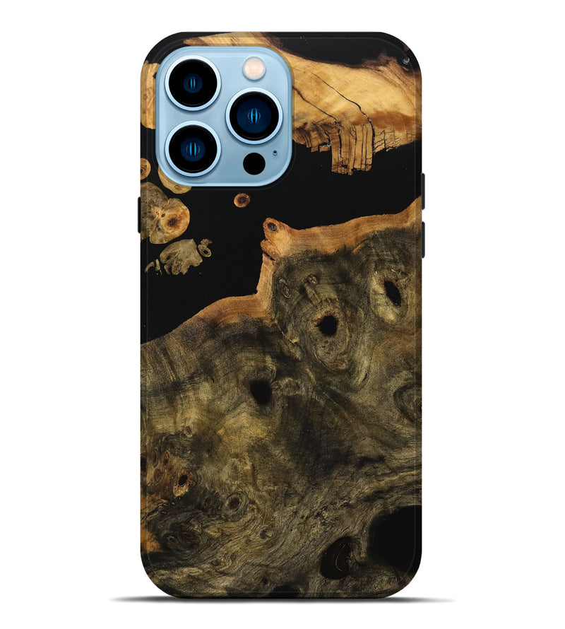 iPhone 14 Pro Max Wood Live Edge Phone Case - Alda (Wood Burl, 750322)