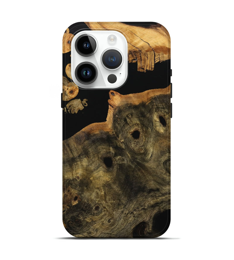 iPhone 15 Pro Wood Live Edge Phone Case - Alda (Wood Burl, 750322)