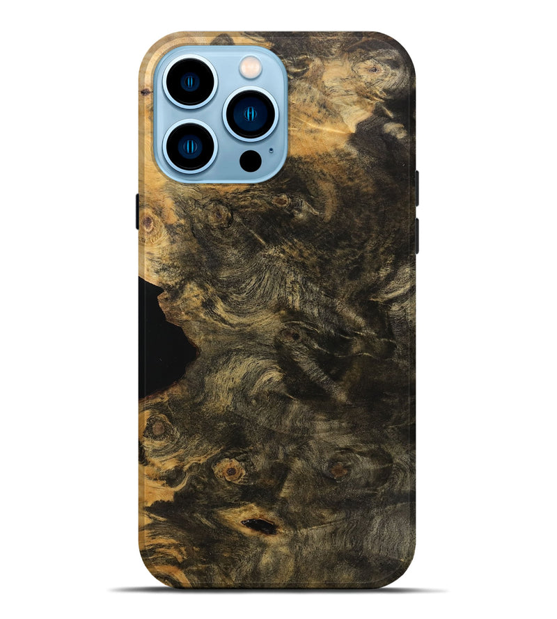 iPhone 14 Pro Max Wood Live Edge Phone Case - Desiree (Wood Burl, 750343)