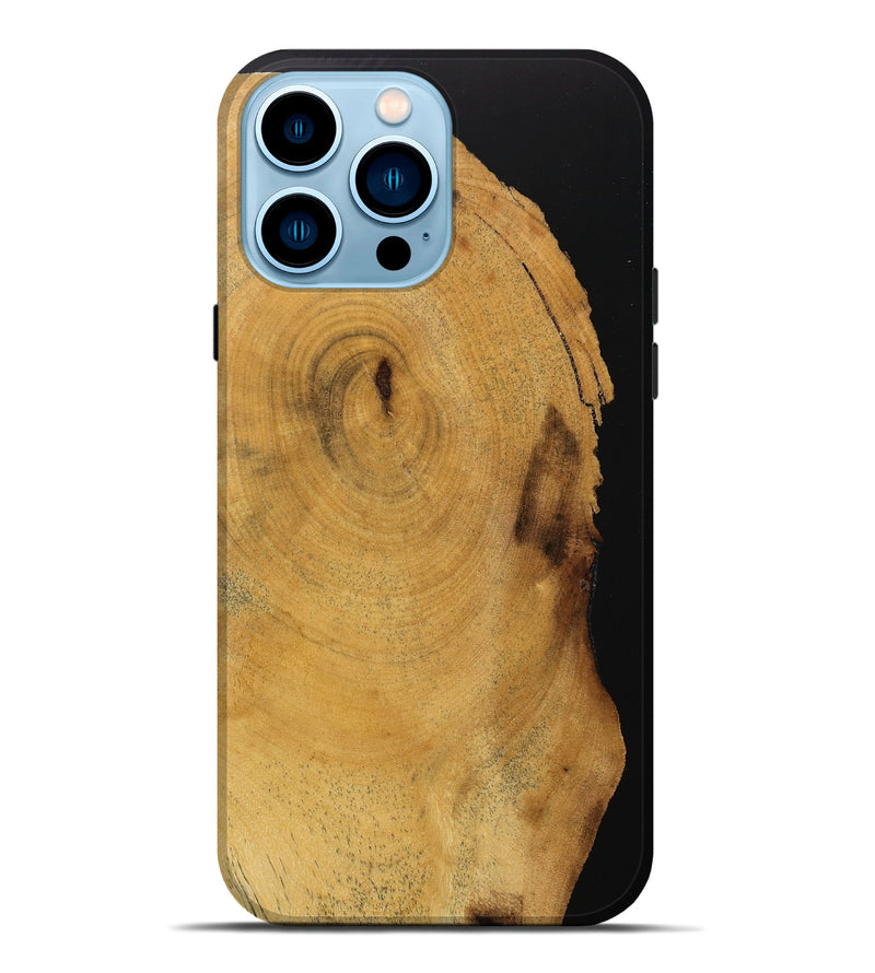 iPhone 14 Pro Max Wood Live Edge Phone Case - Leila (Wood Burl, 750348)