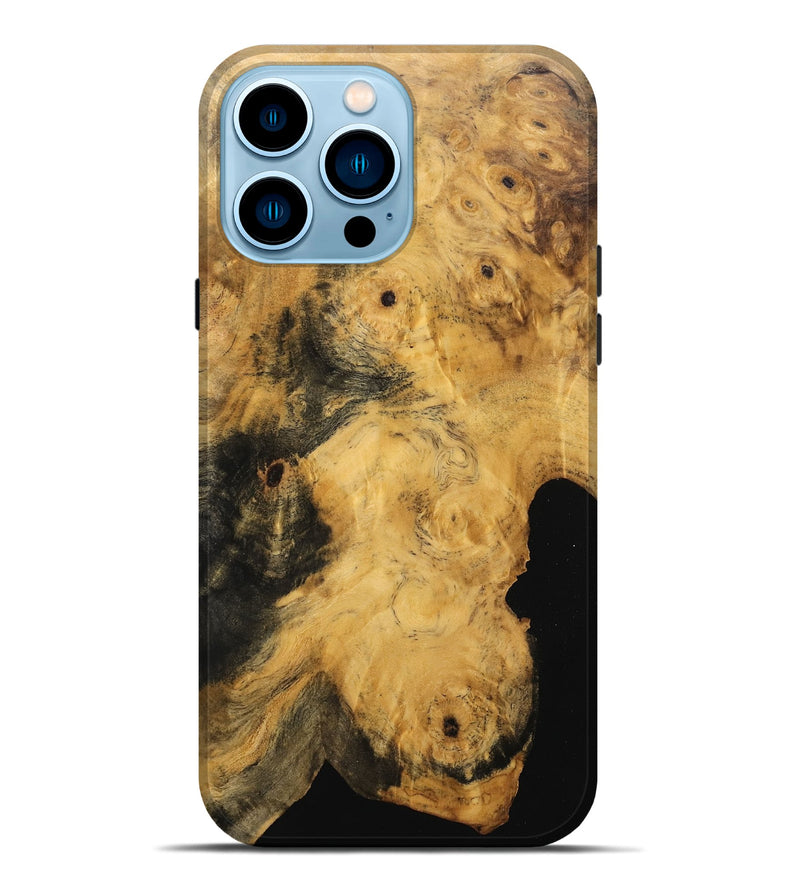 iPhone 14 Pro Max Wood Live Edge Phone Case - Rayna (Wood Burl, 750349)