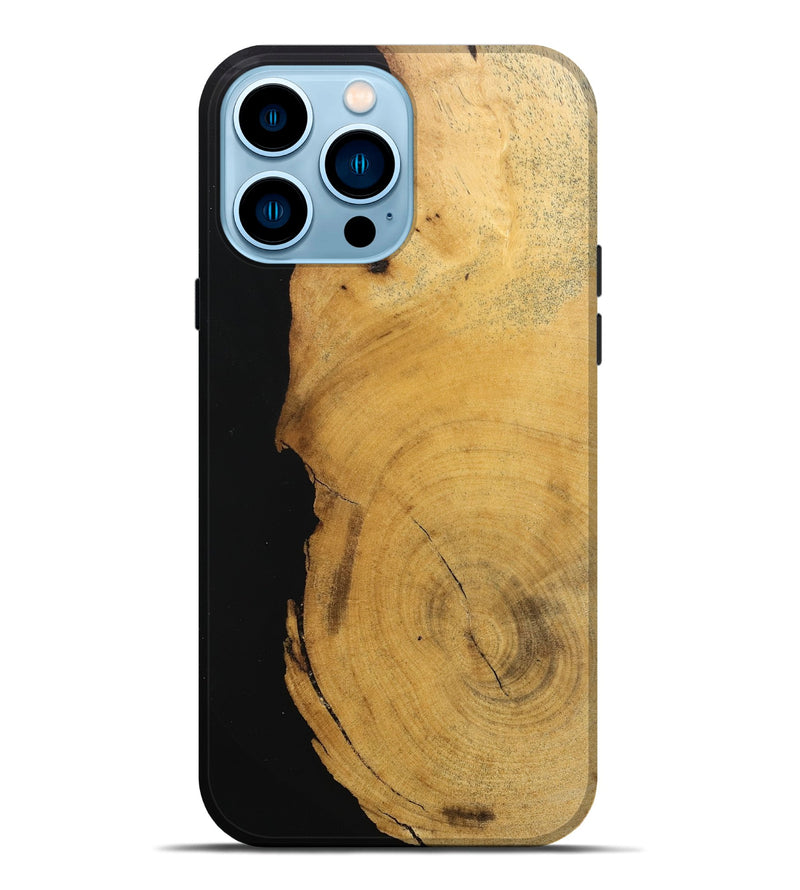 iPhone 14 Pro Max Wood Live Edge Phone Case - Milo (Wood Burl, 750350)