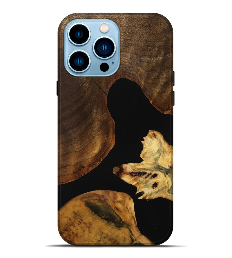 iPhone 14 Pro Max Wood Live Edge Phone Case - Keith (Wood Burl, 750736)