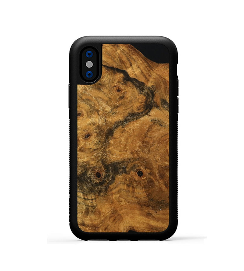 iPhone Xs Wood Phone Case - Raegan (Wood Burl, 751245)