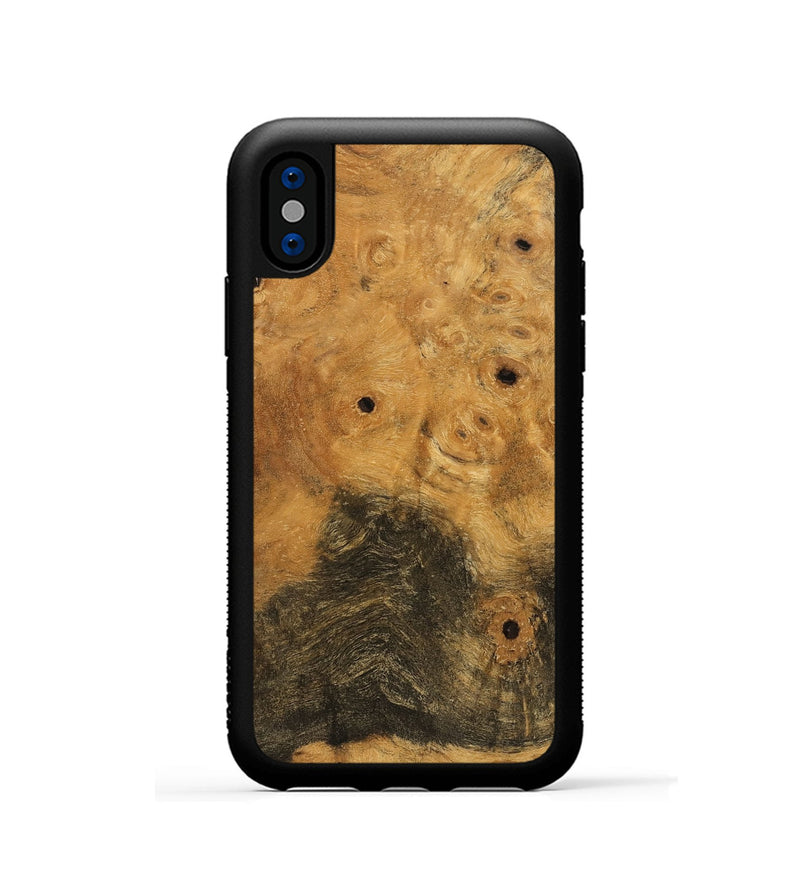 iPhone Xs Wood Phone Case - Kaisen (Wood Burl, 751358)