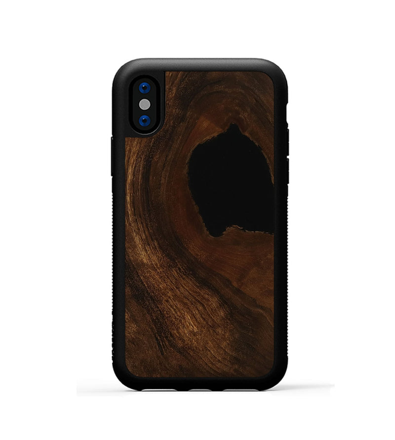 iPhone Xs Wood Phone Case - Nyomi (Wood Burl, 751602)