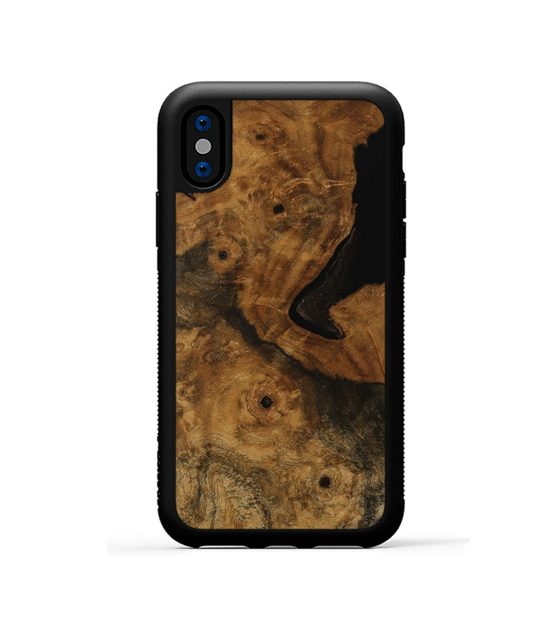 iPhone Xs Wood Phone Case - Marlee (Wood Burl, 751640)