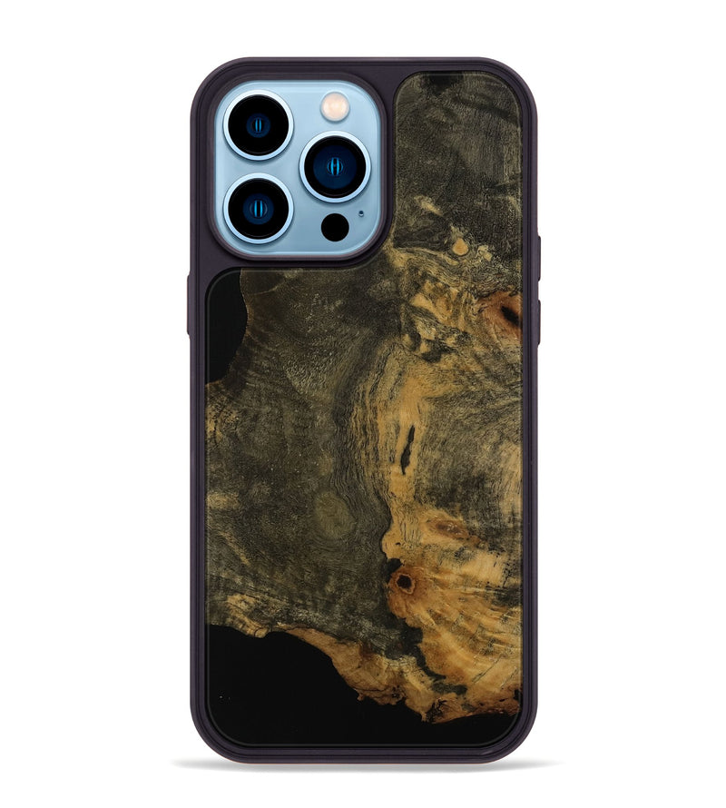 iPhone 14 Pro Max Wood Phone Case - Ximena (Wood Burl, 751795)