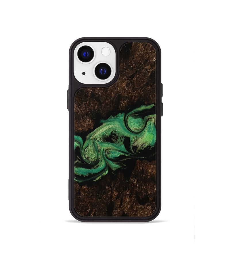 iPhone 13 mini Wood Phone Case - Sally (Green, 751950)