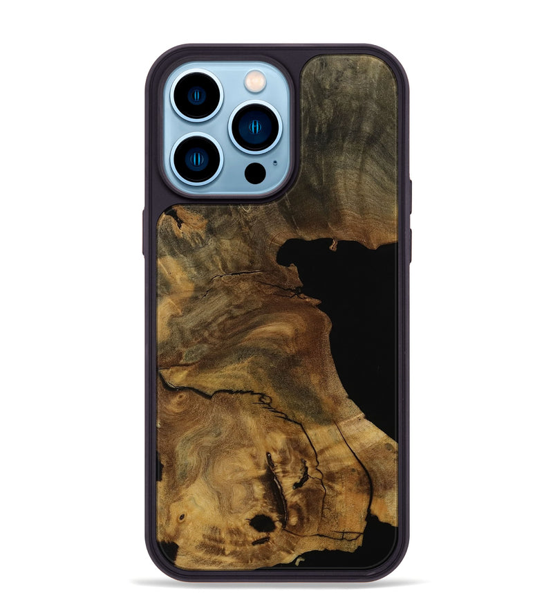 iPhone 14 Pro Max Wood Phone Case - Janene (Wood Burl, 752047)