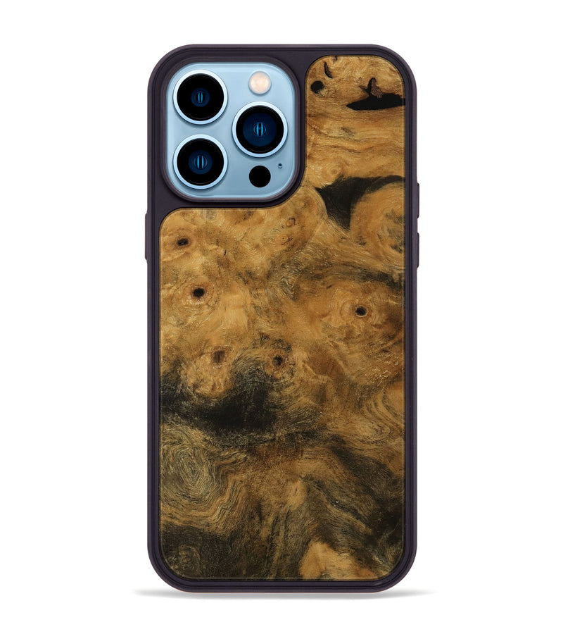 iPhone 14 Pro Max Wood Phone Case - Lelah (Wood Burl, 752052)