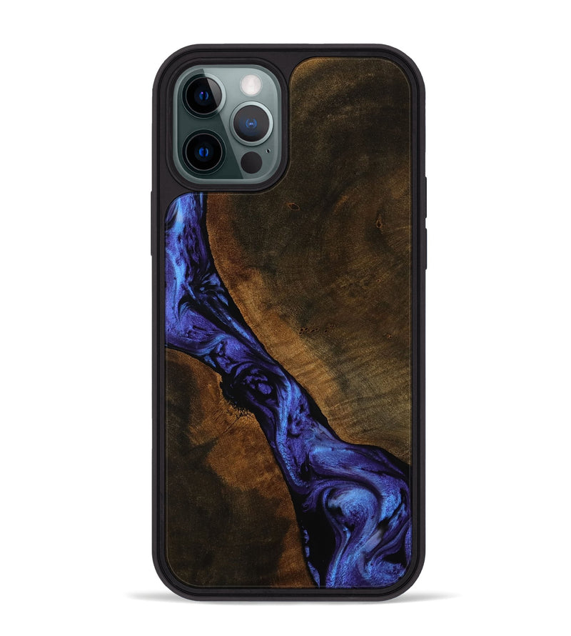 iPhone 12 Pro Max Wood Phone Case - Crissy (Purple, 752136)