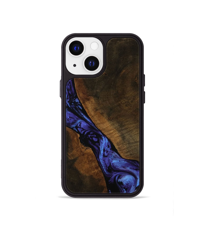 iPhone 13 mini Wood Phone Case - Crissy (Purple, 752136)