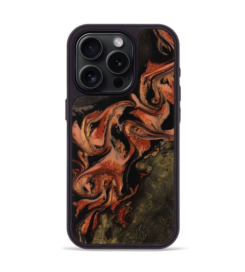 iPhone 15 Pro Wood Phone Case - Denis (Red, 752197)