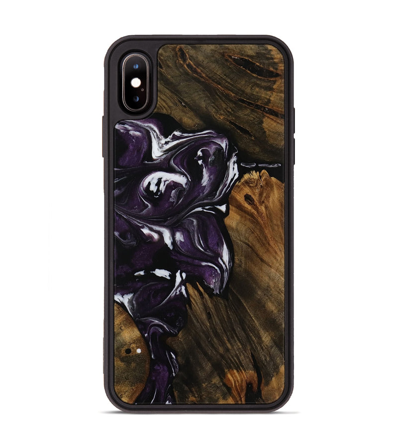 iPhone Xs Max Wood Phone Case - Atreus (Purple, 752338)