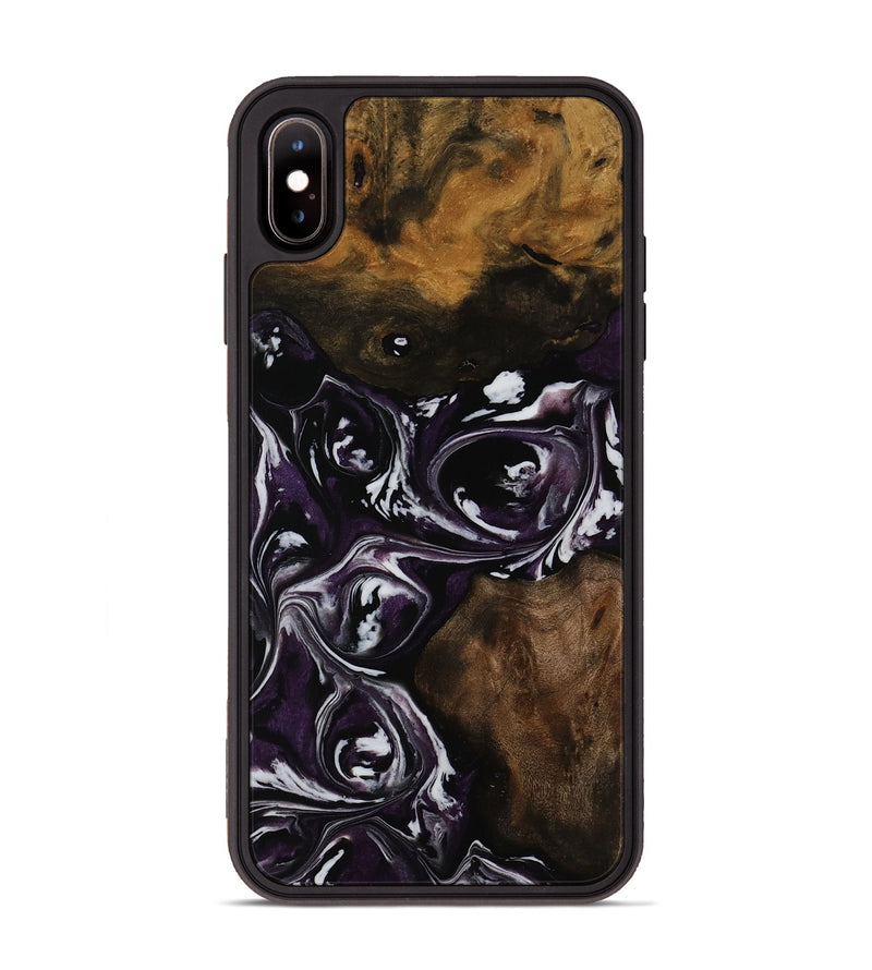 iPhone Xs Max Wood Phone Case - Ernesto (Purple, 752378)