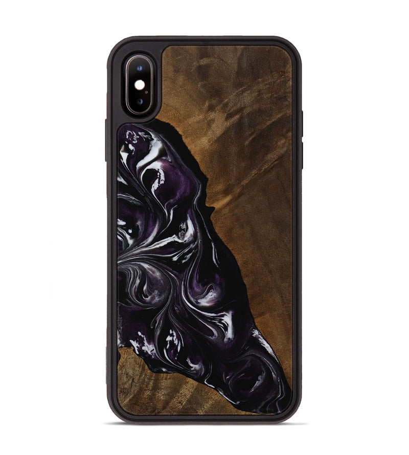 iPhone Xs Max Wood Phone Case - Irma (Purple, 752380)