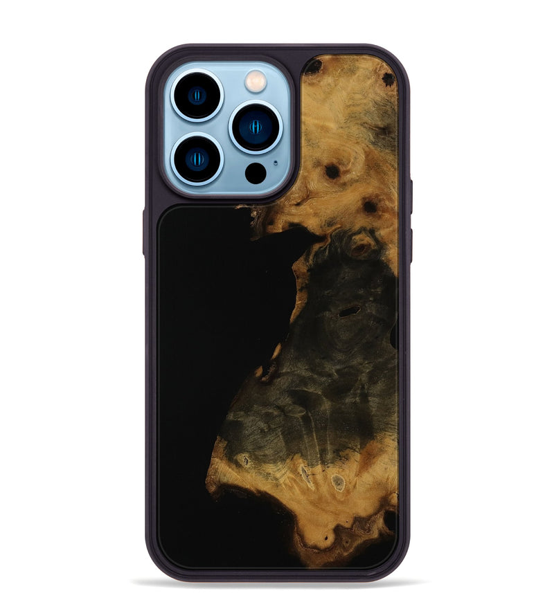 iPhone 14 Pro Max Wood Phone Case - Tisha (Wood Burl, 752459)