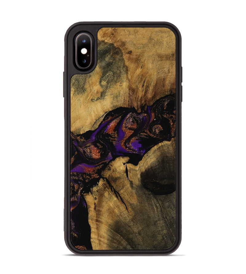 iPhone Xs Max Wood Phone Case - Tanisha (Purple, 752677)