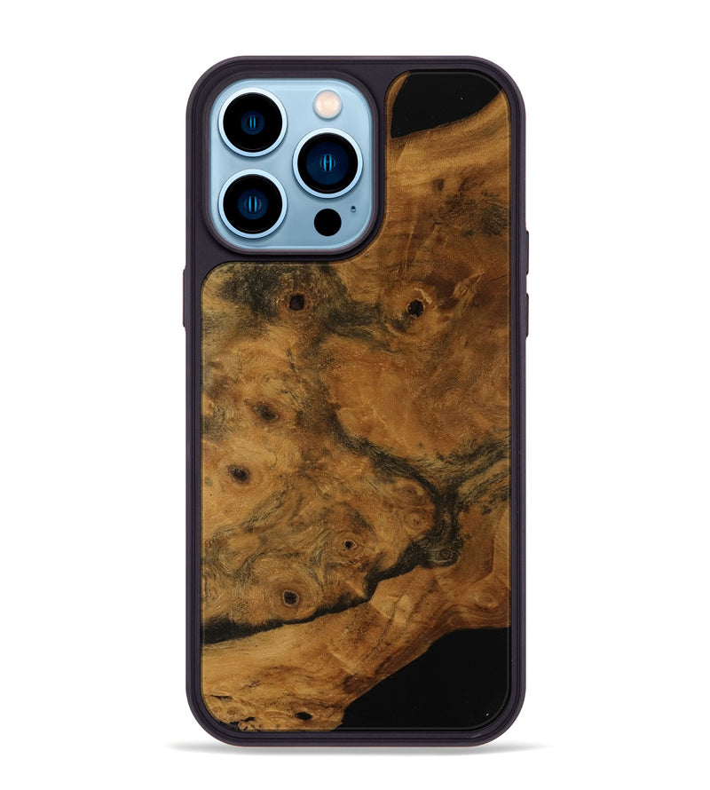 iPhone 14 Pro Max Wood Phone Case - Jace (Wood Burl, 752773)