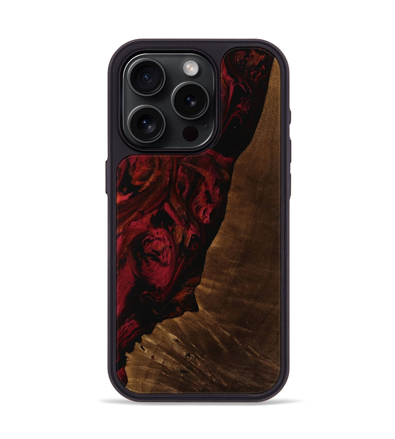 iPhone 15 Pro Wood Phone Case - Thelma (Red, 752915)