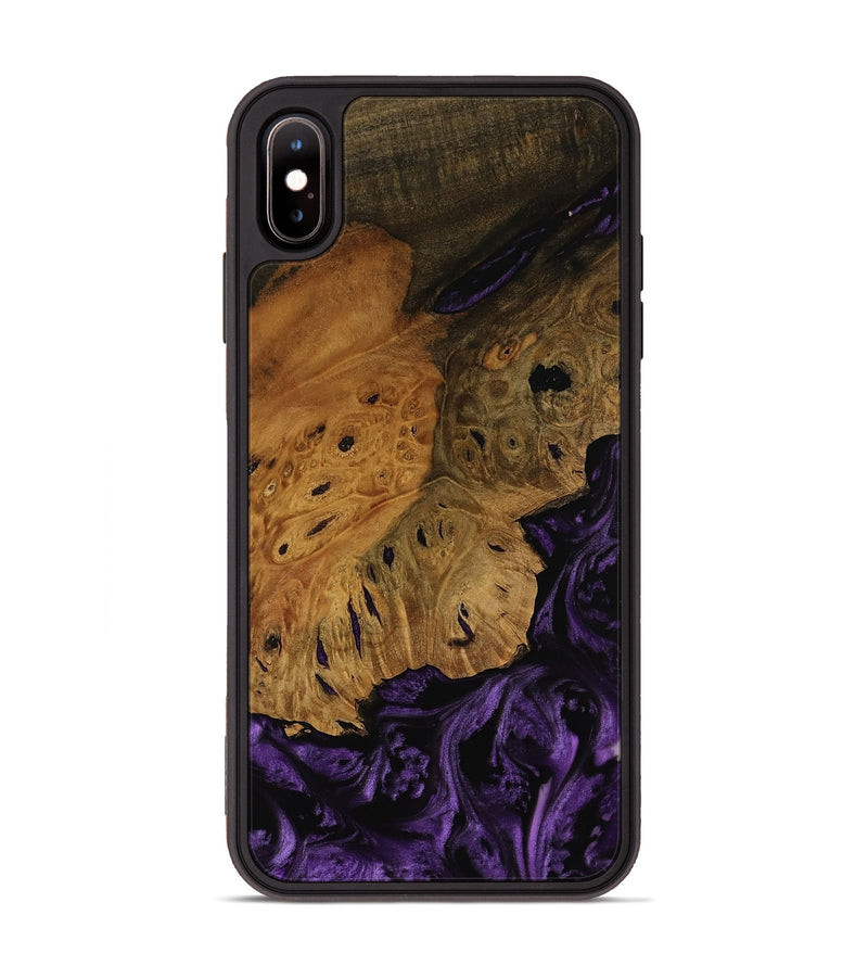 iPhone Xs Max Wood Phone Case - Addyson (Purple, 752922)