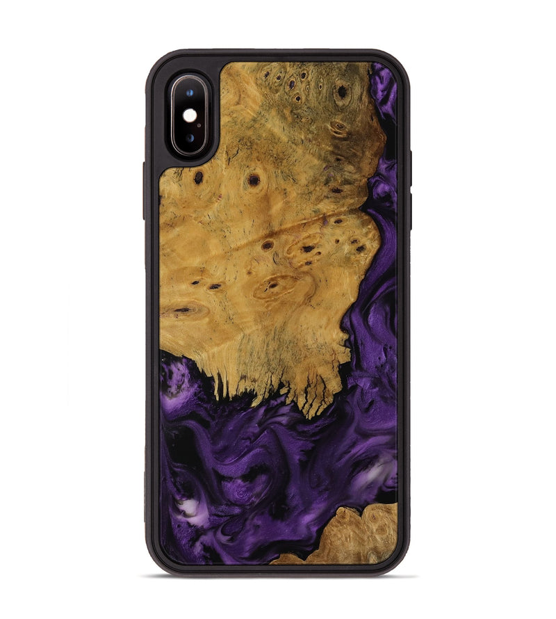 iPhone Xs Max Wood Phone Case - Fanny (Purple, 752942)