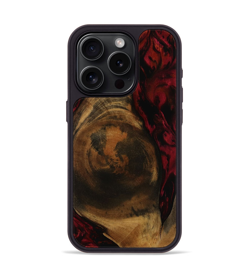 iPhone 15 Pro Wood Phone Case - Vince (Red, 753001)