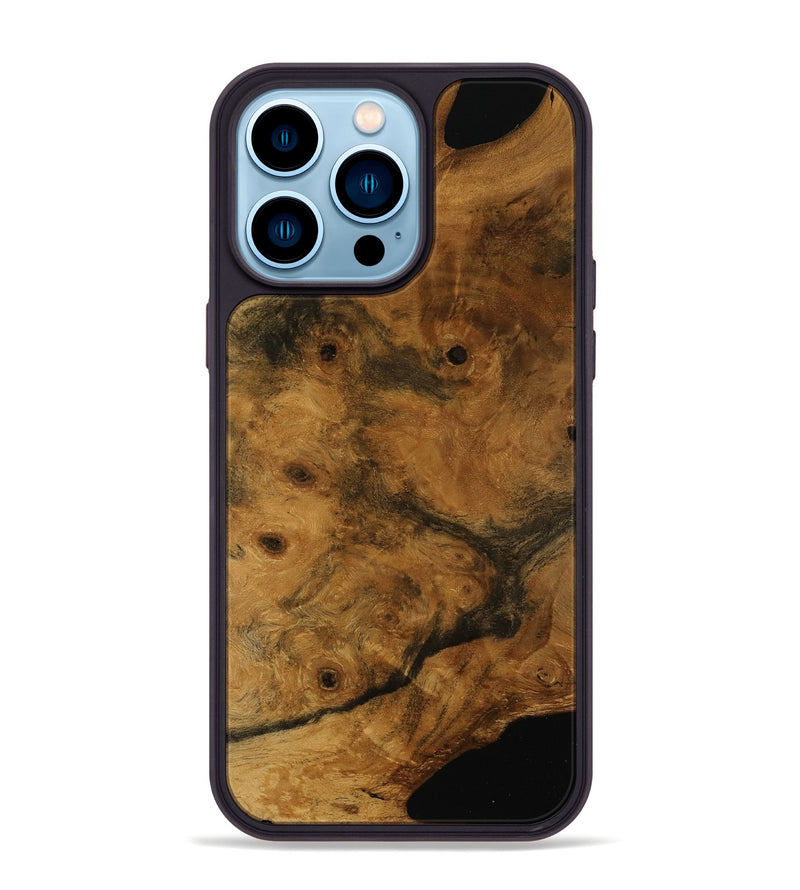 iPhone 14 Pro Max Wood Phone Case - Adlai (Wood Burl, 753007)