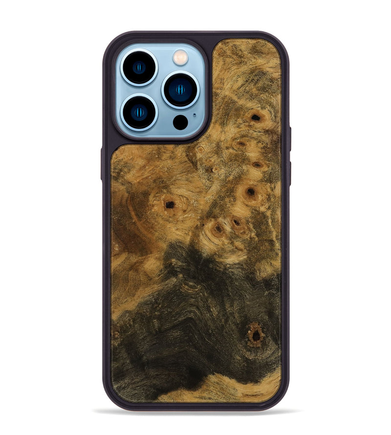 iPhone 14 Pro Max Wood Phone Case - Alexys (Wood Burl, 753011)