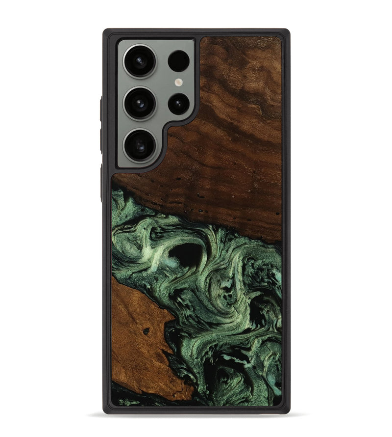 Galaxy S23 Ultra Wood Phone Case - Joanna (Green, 753022)