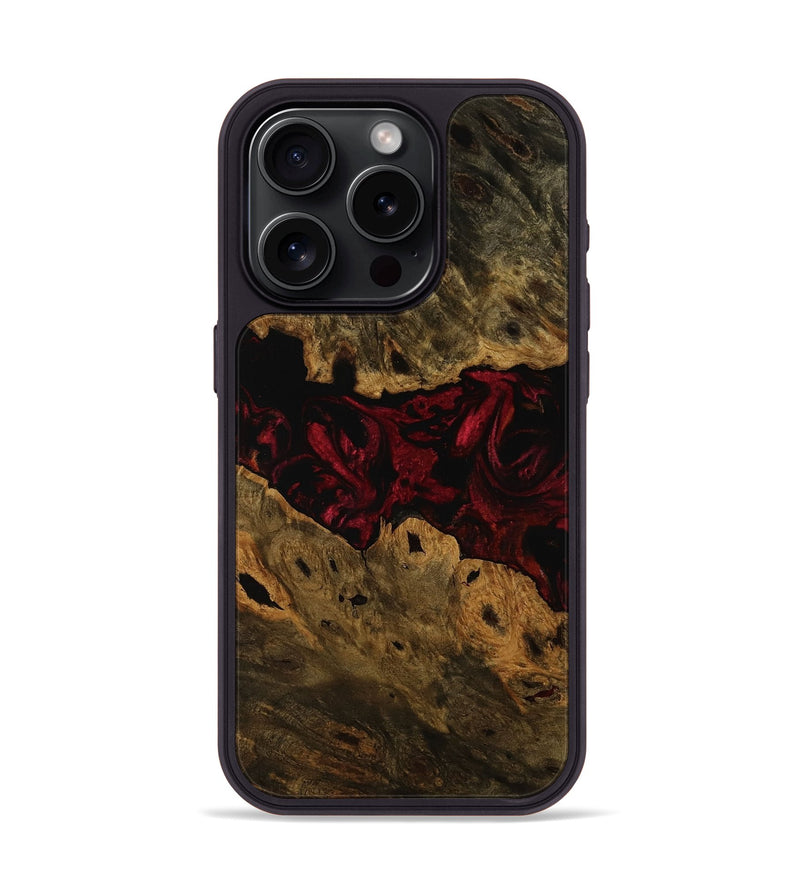 iPhone 15 Pro Wood Phone Case - Shyanne (Red, 753058)