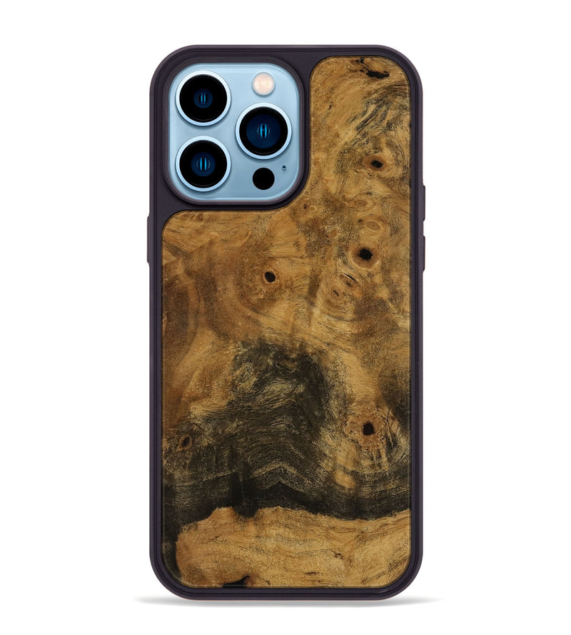 iPhone 14 Pro Max Wood Phone Case - Jailene (Wood Burl, 753082)