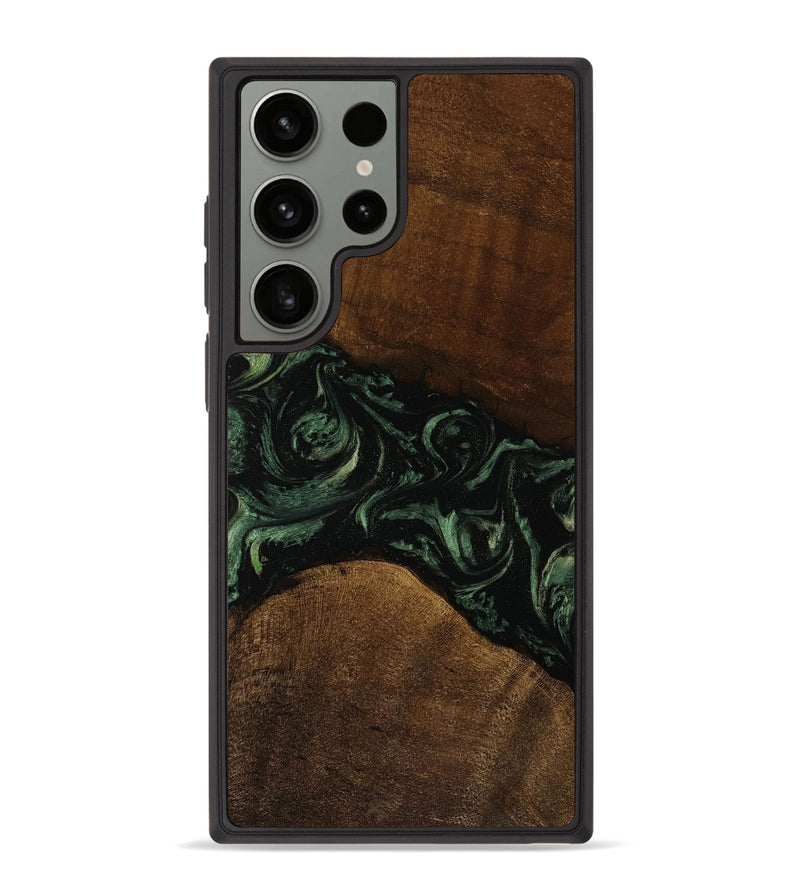 Galaxy S23 Ultra Wood Phone Case - Julia (Green, 753163)